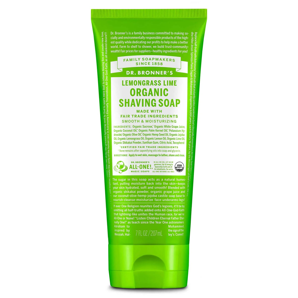 Lemongrass Lime - Organic Shaving Soaps